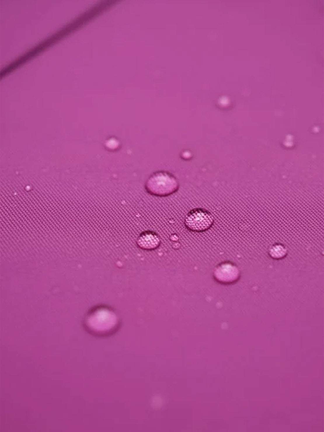 Water-repellent A-line hooded raincoat for women with insulated lining and matching belt