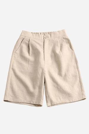 Trendy Minimalist: Bermuda Knee-Length Shorts