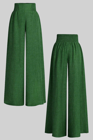 High Waist Wide Leg Pants