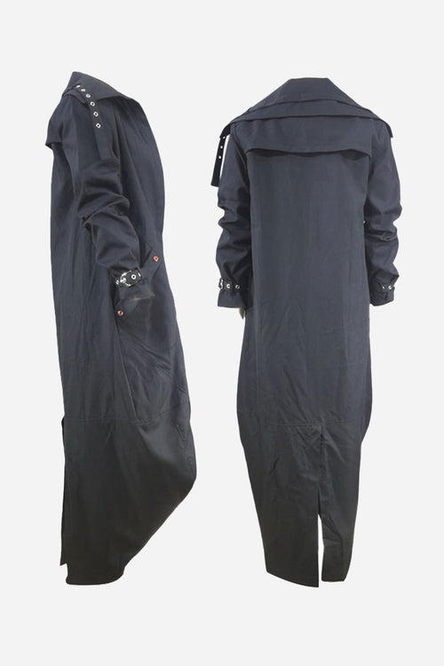 Sleek Minimalist Hooded Coat
