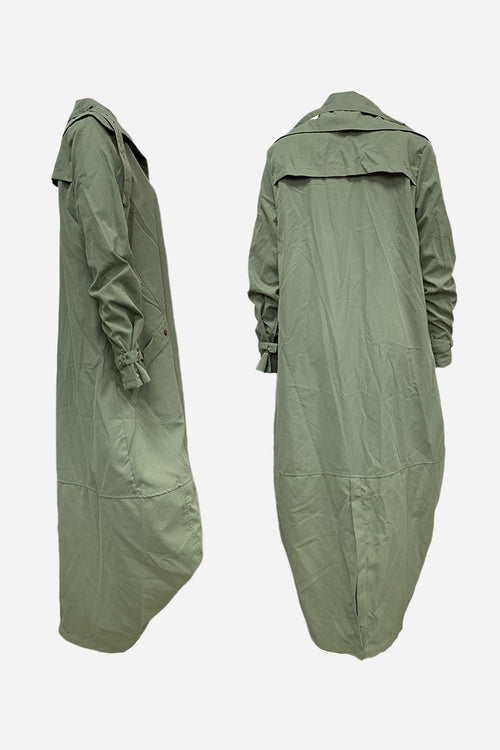 Sleek Minimalist Hooded Coat