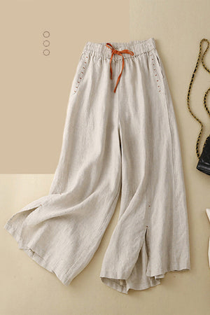 100% Cotton Linen Natural & Breezy 2 Piece Set