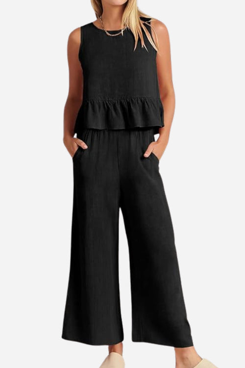 Jetsetter Linen-Like Feel Set