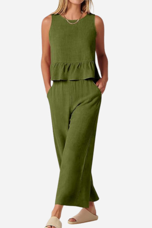 Jetsetter Linen-Like Feel Set