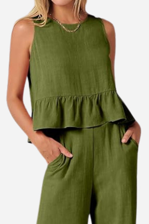 Jetsetter Linen-Like Feel Set