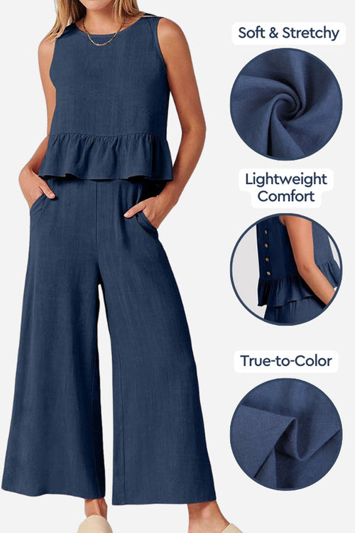 Jetsetter Linen-Like Feel Set