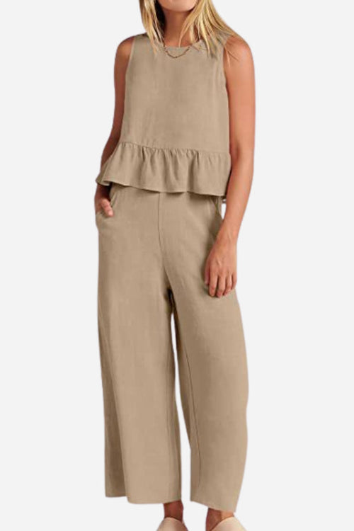 Jetsetter Linen-Like Feel Set