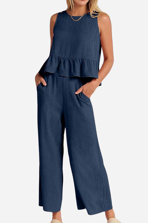 Jetsetter Linen-Like Feel Set
