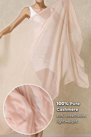 100% Cashmere Featherlight Luxury Scarf