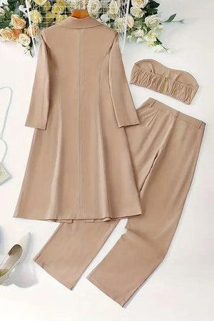 Elegant Floral Statement Three-Piece Set