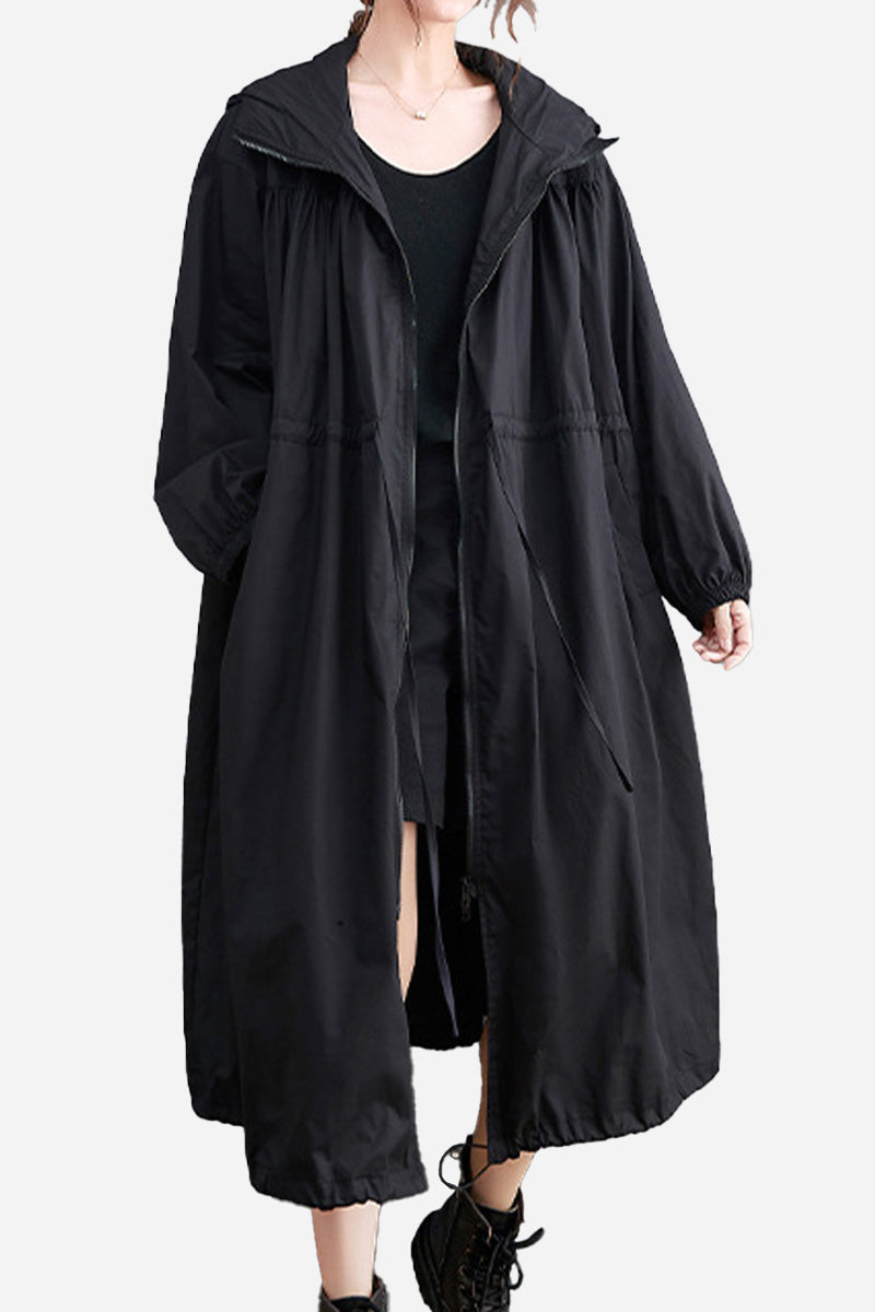 One Size Oversized All-Weather Water-Resistant Windbreaker