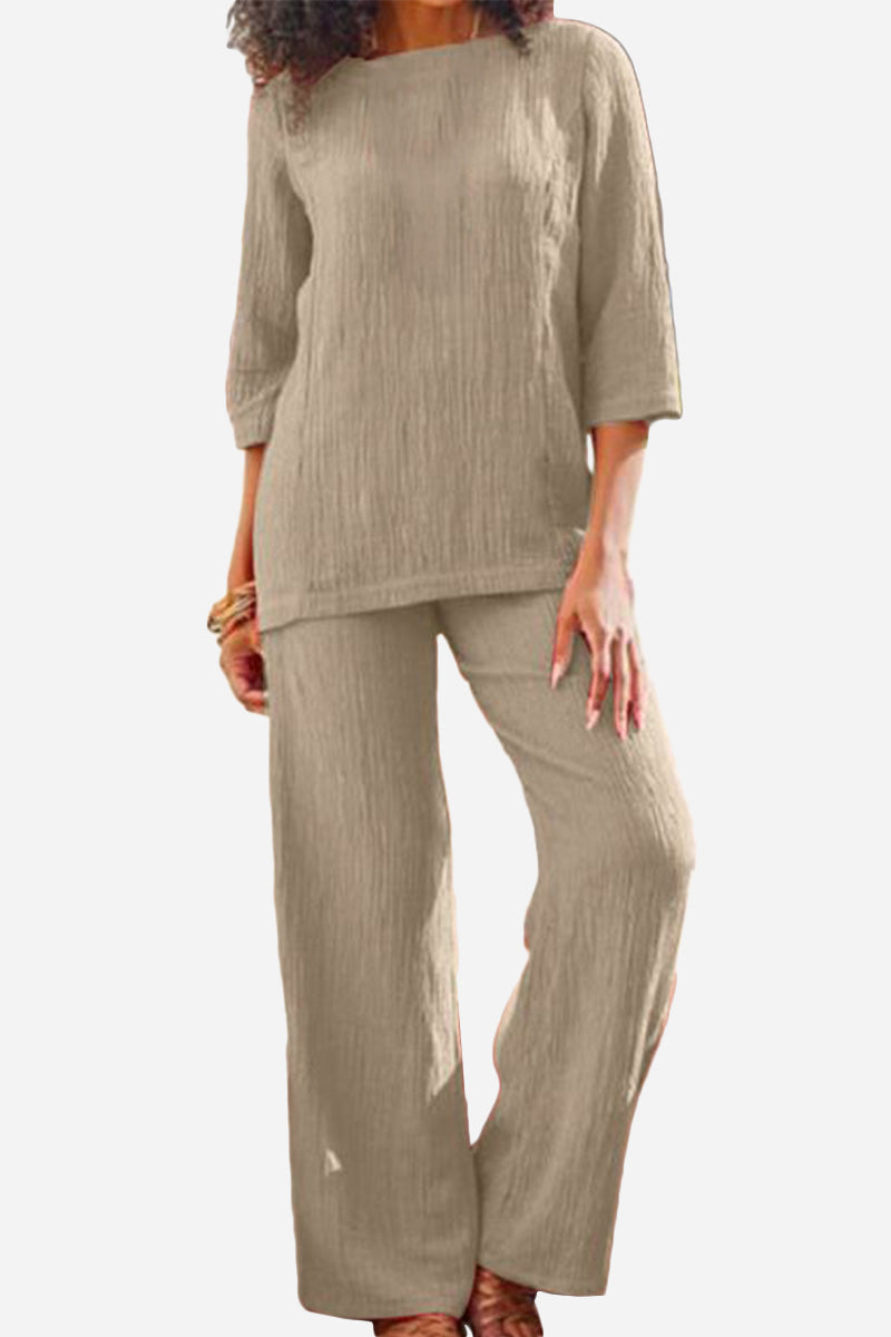 Elegant Textured Two-Piece Set