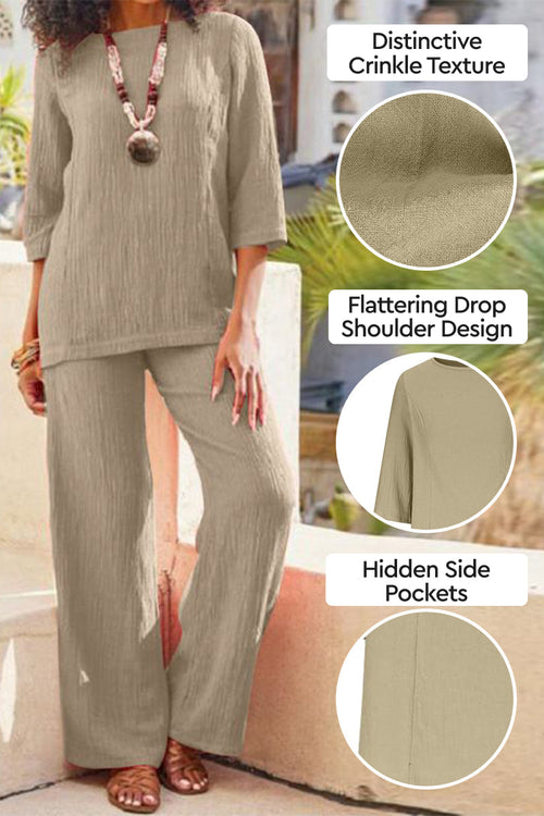 Elegant Textured Two-Piece Set