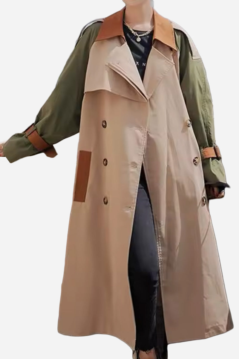 Urban Chic Oversized Color Block Windbreaker