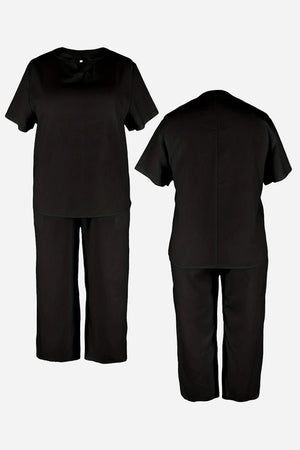 Breezy Cotton Blend Two-Piece Set