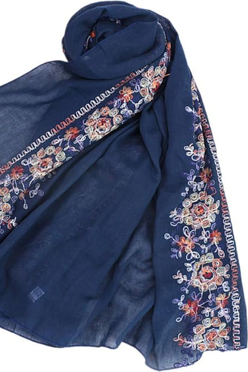 Embroidered Travel-Must Versatile Shawl