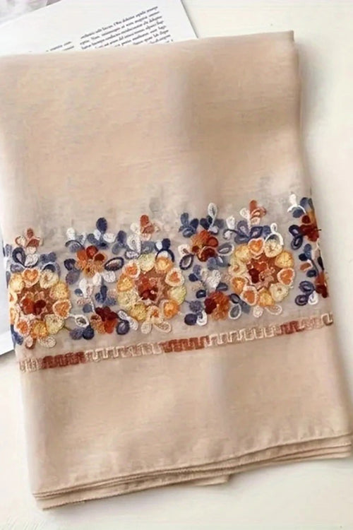 Embroidered Travel-Must Versatile Shawl