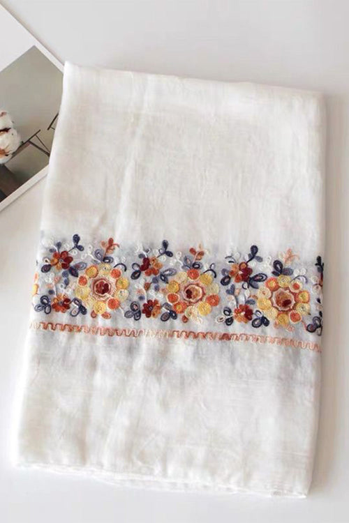 Embroidered Travel-Must Versatile Shawl