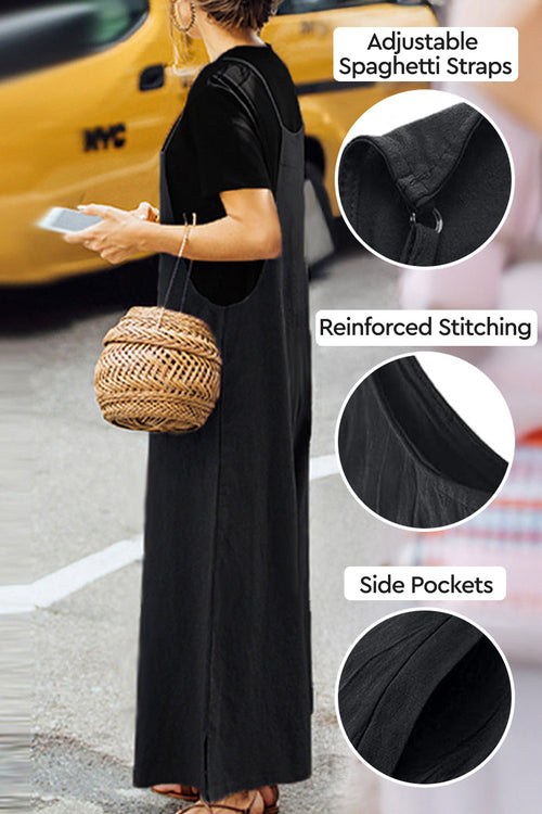 Cotton Blend Travel Comfort Jumpsuit