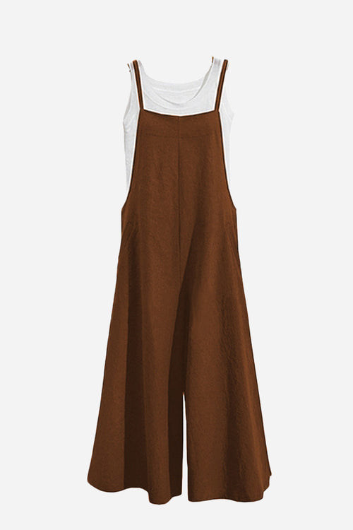 Cotton Blend Travel Comfort Jumpsuit