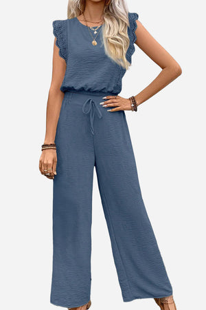 Elegant Two-Piece Set With Lace Detail