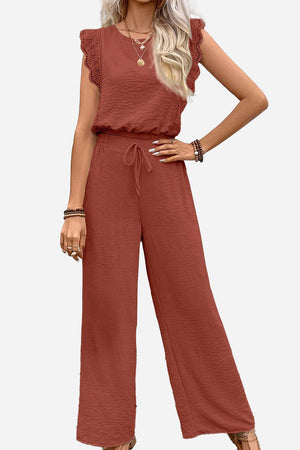 Elegant Two-Piece Set With Lace Detail