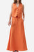 Cotton-Linen Blend Mediterranean Sunset Two-Piece