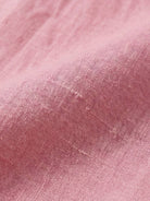 100% linen two-way button blouse with A-line silhouette and Peter Pan collar