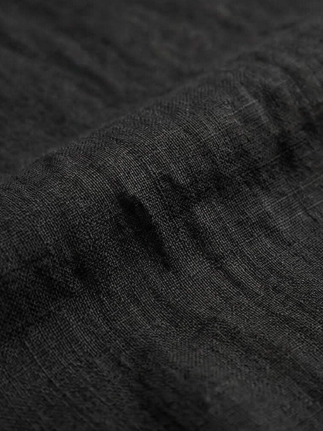 lightweight sleeveless cotton linen top with chest pocket and curved hem