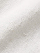 100% linen wide-leg pants with high-rise elastic waistband and side pockets