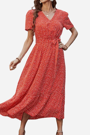 Charming Floral Boho Maxi Dress