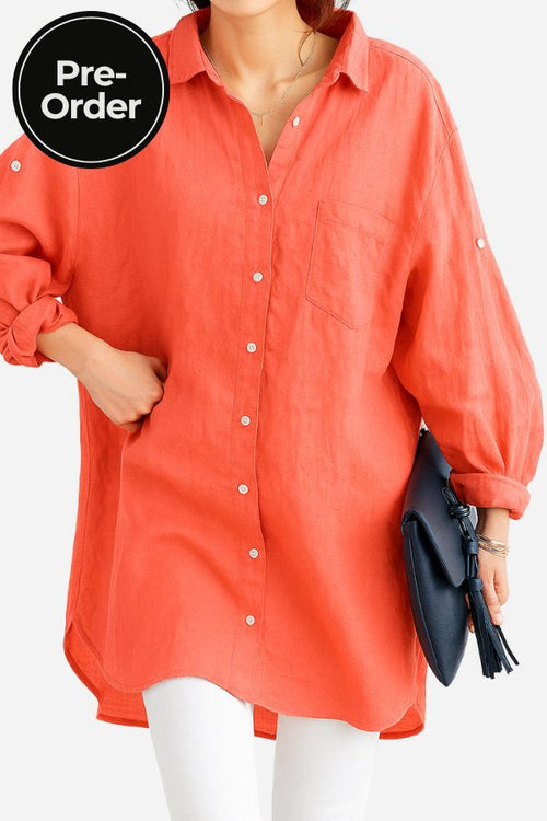 The Oversized Linen Shirt