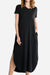 Side Slit Maxi Dress with Pockets