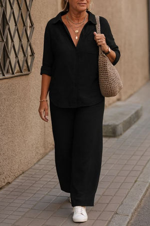 The Relaxed Shirt & Trousers Two-Piece Set