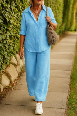 The Relaxed Shirt & Trousers Two-Piece Set