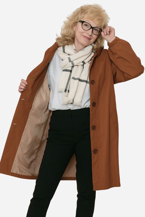 Water Resistant Oversized Hooded Windbreaker Rain Jacket