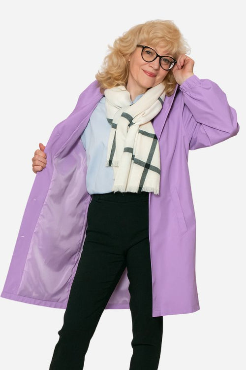 Water Resistant Oversized Hooded Windbreaker Rain Jacket