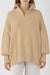 Oversized Zipper Pullover Sweater
