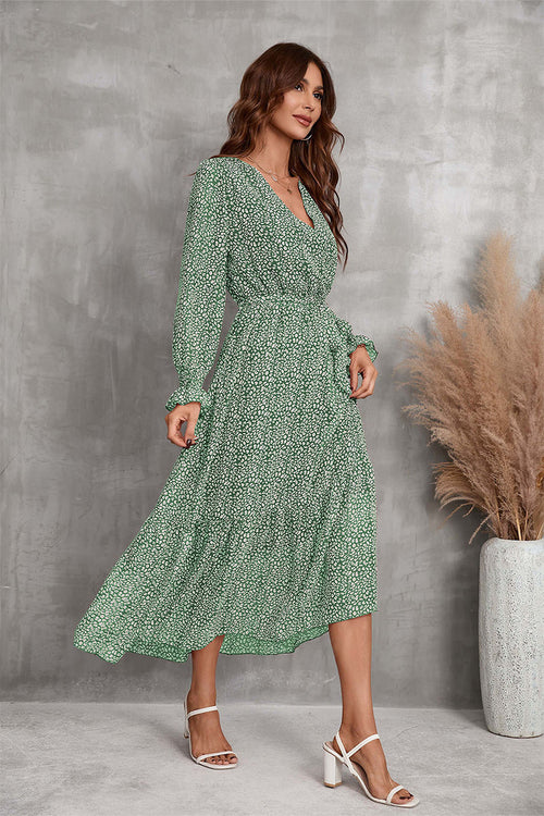 Bloom Wrap Midi Dress