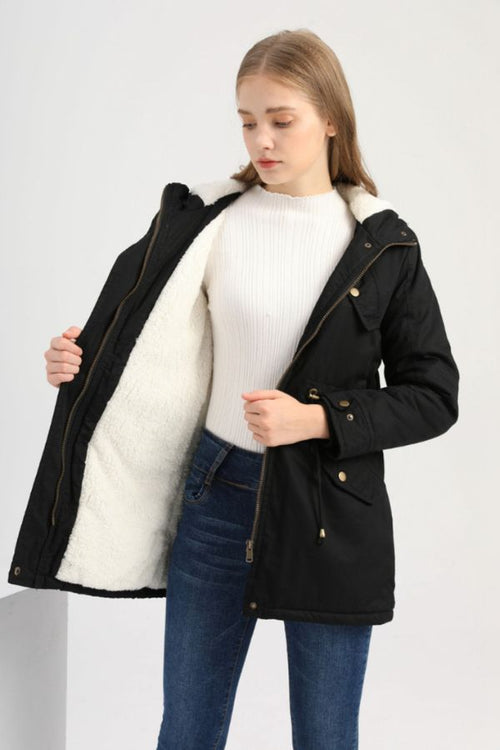 Extra Comfortable Cotton Parka Coat